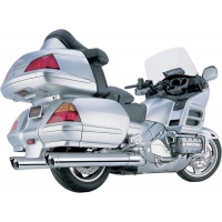 4" SLIP ON MUFFLERS CHROME HONDA