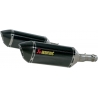 SLIP-ON LINE DUAL MUFFLER CARBON
