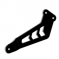 MUFFLER BRACKET ALUMINUM BLACK