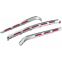 LED LIGHTED TRUNK MOLDING WITH RED LENS