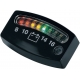 GAUGE BATTERY LED BLACK