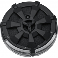 ALLEY CAT LED FUEL & BATTERY GAUGE BLACK