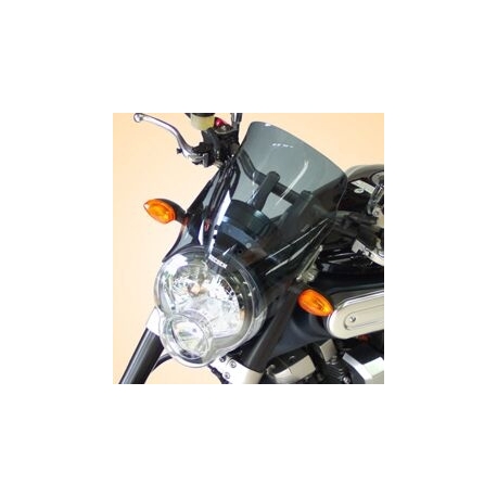 WINDSHIELD HIGH PROTECTION SMOKED BLACK 29 CM 3MM