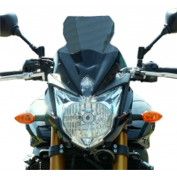 WINDSHIELD HIGH PROTECTION SMOKED BLACK 33 CM 3MM