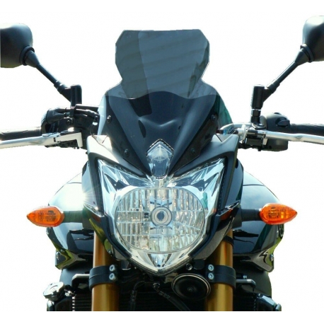 WINDSHIELD HIGH PROTECTION SMOKED BLACK 33 CM 3MM