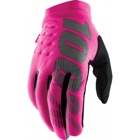 WOMENS BRISKER COLD WEATHER GLOVES PINK/BLACK LARGE