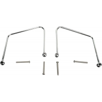 SADDLEBAG SUPPORT BRACKETS CHROME
