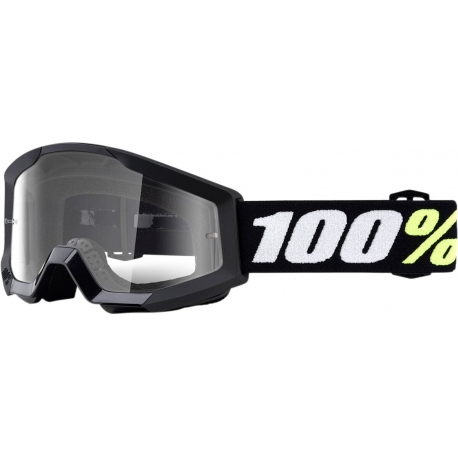 STRATA MINI GROM BLACK OFFROAD GOGGLE W/ CLEAR LENS