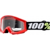 STRATA MINI GROM RED OFFROAD GOGGLE W/ CLEAR LENS