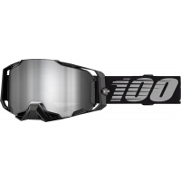 ARMEGA GOGGLE BLACK - MIRROR SILVER LENS