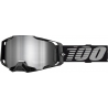 ARMEGA GOGGLE BLACK - MIRROR SILVER LENS