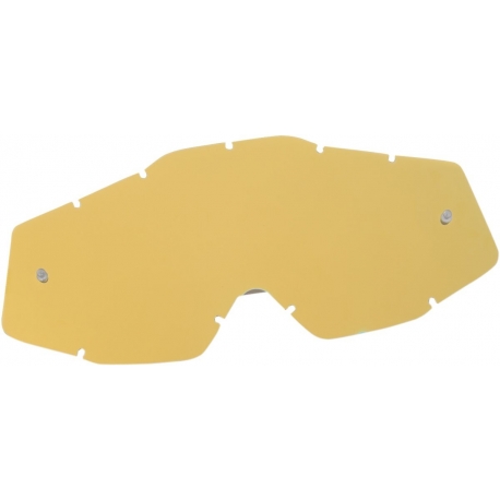 YOUTH MIRROR GOLD REPLACEMENT LENS FOR 100% JR GOGGLES