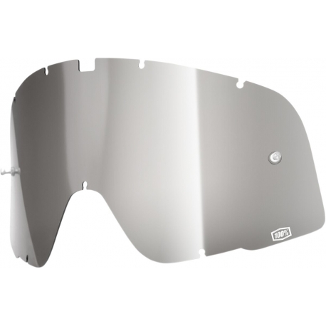 MIRROR SILVER REPLACEMENT LENS FOR 100% BARSTOW GOGGLES