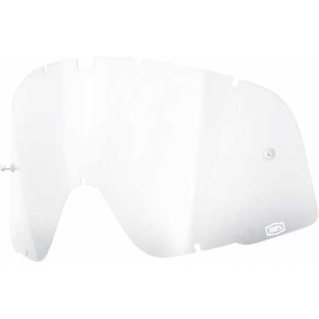 CLEAR REPLACEMENT LENS FOR 100% BARSTOW GOGGLES