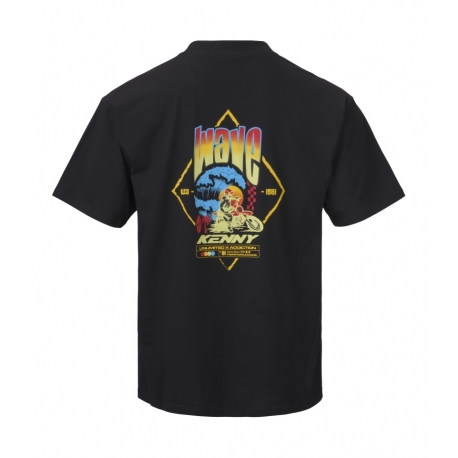 KENNY RACING KOSZULKA T-SHIRT WAVE OVERSIZE BLACK KOLOR CZARNY ROZMIAR M
