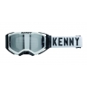 KENNY RACING GOGLE PERFORMANCE EVO 2 WHITE-CLEAR LENS- SZYBKA PRZEŹROCZYSTA KOLOR BIAŁY/CZARNY