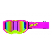 KENNY RACING GOGLE PERFORMANCE EVO 2 NEON PINK- LUSTRO KOLOR RÓŻOWY/ ŻÓŁTY FLUO