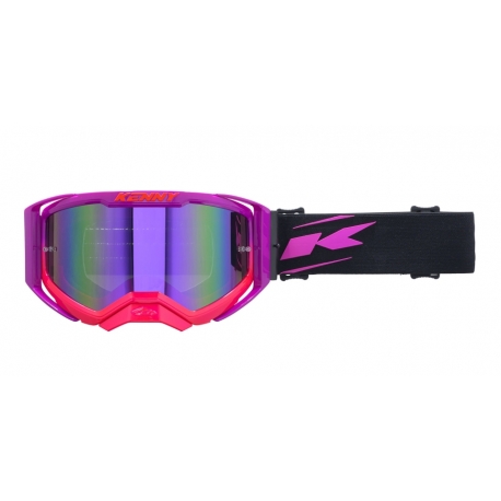 KENNY RACING GOGLE PERFORMANCE EVO 2 PURPLE MIRROR-LUSTRO KOLOR FIOLETOWY/CZARNY