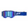 KENNY RACING GOGLE PERFORMANCE EVO 2 WHITE BLUE MIRROR-LUSTRO KOLOR BIAŁY/NIEBIESKI