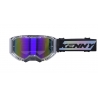 KENNY RACING GOGLE PERFORMANCE EVO 2 CLEAR SILVER MIRROR LENS-LUSTRO KOLOR SREBRNY/CZARNY