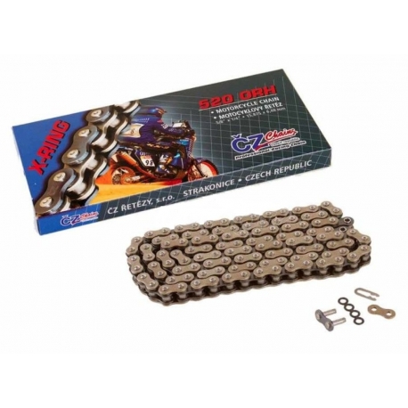 CZ ŁAŃCUCH NAPĘDOWY 520 ORH (108 OGNIW) ACTIVE RING (X-RING) STREET DO 750 CCM (35,8 KN) + ZAPINKA