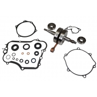 WISECO 2025/12 WAŁ KORBOWY YAMAHA YZ 85 '19-26 (Z ŁOŻYSKAMI I USZCZELNIACZAMI NA WAŁ ORAZ KOMPLETEM USZCZELEK NA DÓŁ SILNIKA)