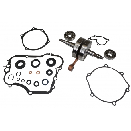 WISECO 2025/12 WAŁ KORBOWY YAMAHA YZ 85 '19-26 (Z ŁOŻYSKAMI I USZCZELNIACZAMI NA WAŁ ORAZ KOMPLETEM USZCZELEK NA DÓŁ SILNIKA)