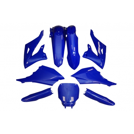 UFO 2025/11 KOMPLET PLASTIKÓW (FULL KIT) Z OSŁONAMI TELESKOPÓW (AMORTYZATORÓW) YAMAHA YZ 125 / 250 '22-'26 KOLOR NIEBIESKI - RES