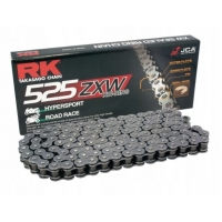 RK ŁAŃCUCH NAPĘDOWY 525ZXW-124 (XW-RING) ZAKUWKA (CLF) W ZESTAWIE KOLOR STANDARD (POJEMNOŚĆ: DO 1300 CCM) (46,4 KN)