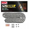 RK ŁAŃCUCH NAPĘDOWY 525KRO-124 (O-RING) ZAKUWKA (CLF) W ZESTAWIE KOLOR STANDARD (POJEMNOŚĆ: DO 800 CCM) (38,3 KN)