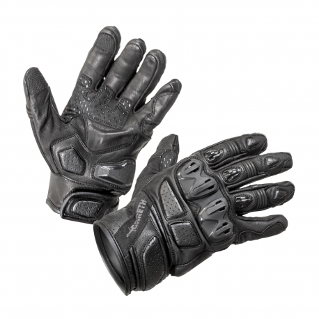 GARETH RĘKAWICE SKÓRZANE KRÓTKIE MODEL FIGHTER KOLOR CZARNY ROZMIAR XXL