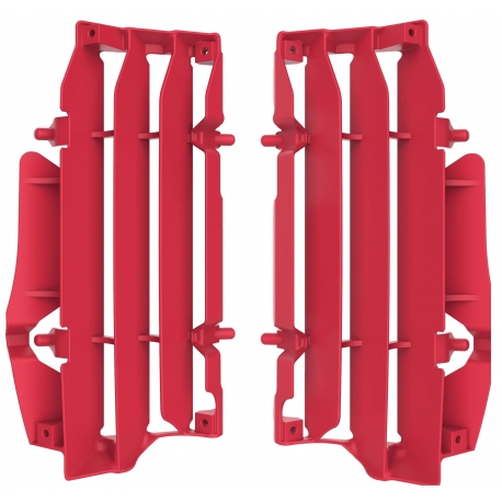 POLISPORT OSŁONY CHŁODNICY (KRATKI-KOMPLET) BETA RR 2T/4T '20-'25 KOLOR CZERWONY