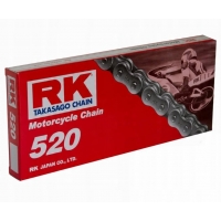 RK ŁAŃCUCH NAPĘDOWY 520-110 ZAPINKA (CL) W ZESTAWIE KOLOR STANDARD (POJEMNOŚĆ: DO 250 CCM) (29,4 KN)