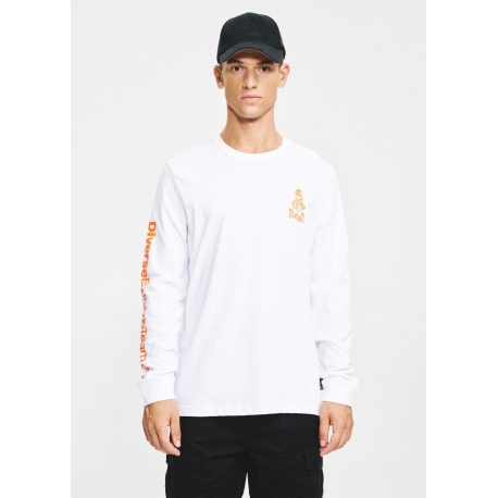 DIVERSE NOWY TOWAR EXTREME TEAM - DAKAR RALLY BLUZKA DKR LG 0225 KOLOR BIAŁY XXL