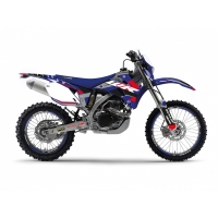BLACKBIRD KOMPLET NAKLEJEK (OKLEIN) YAMAHA WR 250F '07-'14, WR 450F '07-'11 DREAM 5 KOLOR NIEBIESKI CZARNY