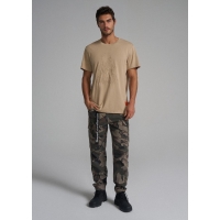 DIVERSE PROMOCJA EXTREME TEAM - DAKAR RALLY KOSZULKA (T-SHIRT) DKR DES 0124 KOLOR BEŻOWY ROZMIAR L