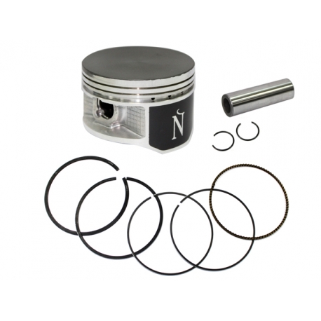 NAMURA TŁOK HONDA TRX 250 RECON '97-'01 (68,95MM +0,50MM) (PŁASKIE DENKO, BEZ WYCIĘCIA NA ZAWORY) (PIERŚCIENIE NA-10025-2R)