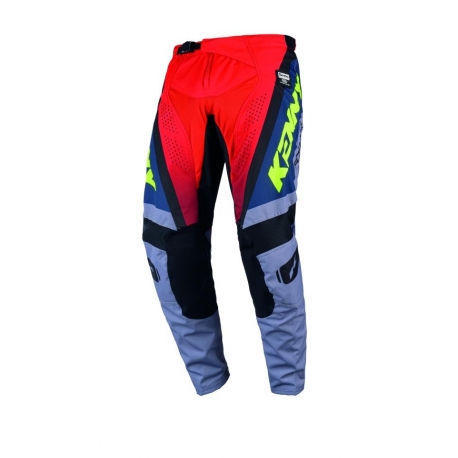 KENNY RACING SPODNIE CROSS/ENDURO FORCE BEACH GREY/RED KOLOR CZERWONY/SZARY ROZMIAR L (34)