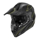 KAPPA ZZZZ KASK KV49 EVO CHASER CROSS KOLOR CZARNY SZARY ŻÓŁTY FLUO MATT ROZMIAR 58 / M ( HOMOLOGACJA ECE 22R06 )