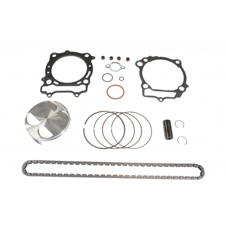 VERTEX 2025/02 ZESTAW NAPRAWCZY GÓRY SILNIKA SUZUKI RMZ 450 '18-'24 (STD. + 0.02MM 95.98MM) (12.5:1) (TŁOK, USZCZELKI TOP-END,