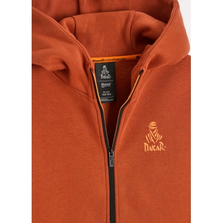 DIVERSE EXTREME TEAM - DAKAR RALLY BLUZA DKR ZIP H25 KOLOR RDZAWY L