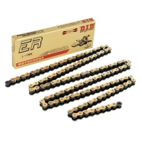 DID ŁAŃCUCH NAPĘDOWY 420NZ3GB-138 (138 OGNIW) BEZ O-RINGÓW ZŁOTY (OTWARTY + ZAPINKA)