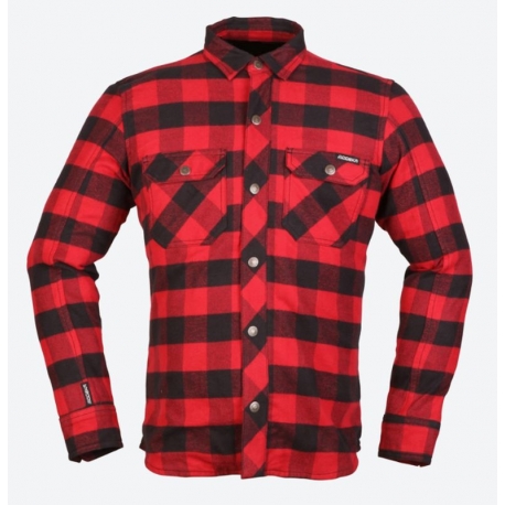 MODEKA KOSZULA NOONER CZERWONO-CZARNA ROZMIAR XL