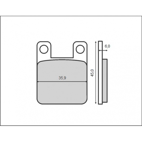 BRENTA KLOCKI HAMULCOWE KH115 (ORGANIC)