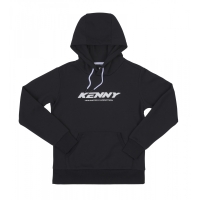 KENNY RACING BLUZA Z KAPTUREM DAMSKA CORE BLACK KOLOR CZARNY ROZMIAR S