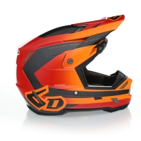 6D HELMETS KASK CROSS/ENDURO MODEL ATR-3 PURE GLOSS ORANGE FIM (FRHPhe-02) KOLOR POMARAŃCZOWY ROZMIAR XL