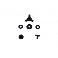 6D HELMETS CZĘŚCI ZESTAW ŚRUB DO DASZKU ATR-3 KOLOR CZARNY