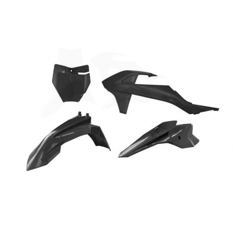RACETECH (RTECH) KOMPLET PLASTIKÓW GAS GAS MC 50 '24-'25 KOLOR CZARNY