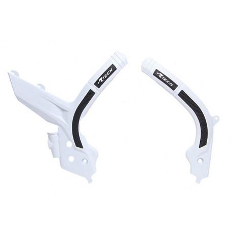 RACETECH (RTECH) OSŁONY RAMY (KOMPLET) BI-MATERIAL SUPER GRIP KTM SX 125/150/250 '19-21, SXF 250/350/450 '19-21, SXF 450 '18-21,