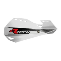 RACETECH (RTECH) OSŁONY RĄK (HANDBARY) DUAL EVO KOLOR BIAŁY (Z MOCOWANIAMI DO KIEROWNICY)